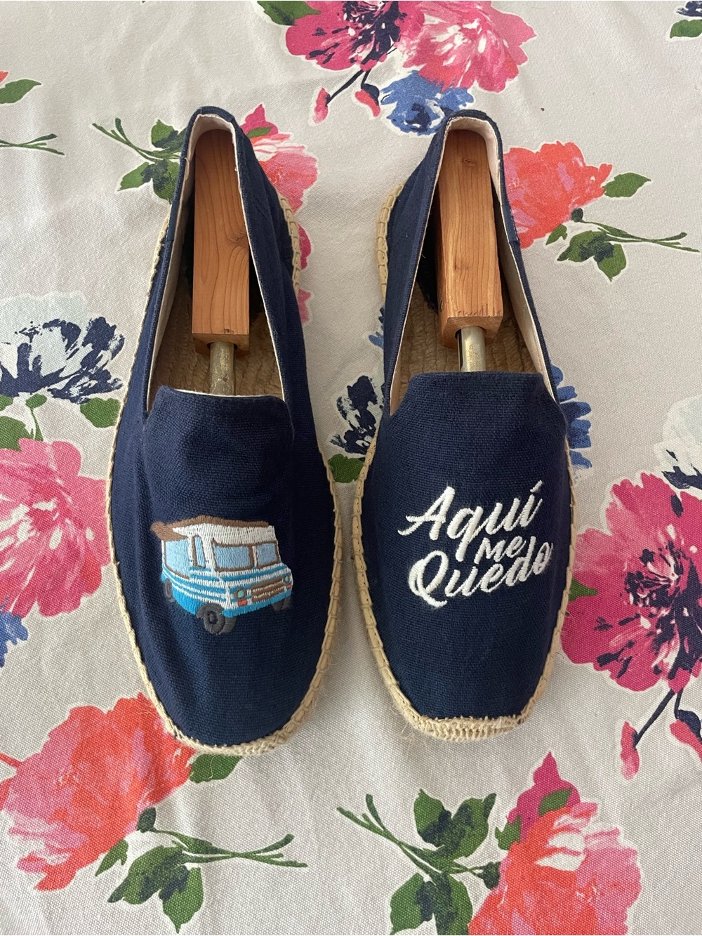 Soludos x Rosewood Aqui Me Quedo Slip On Espadrilles